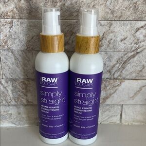 Brand new! $24 Two bottles of Raw Sugar Simply Straight Serum 4 fl oz each